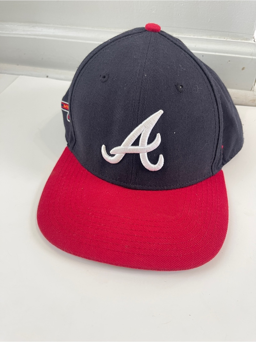 ATLANTA BRAVES MLB 47 BRAND TEAM LOGOS COLORS OSFM CAPTAIN SNAPBACK HAT/CAP